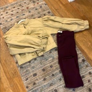 Modern camel Free People Jacket!